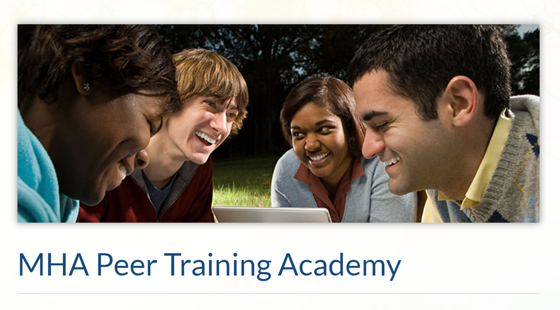 Spotlight on MHA Peer Training Academy - APS Virtual Learning Community
